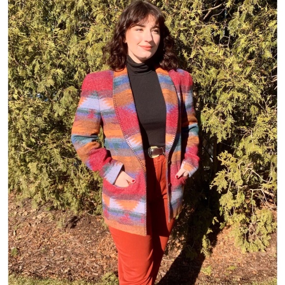 70’s Style Red Jacket - Picture 2 of 3